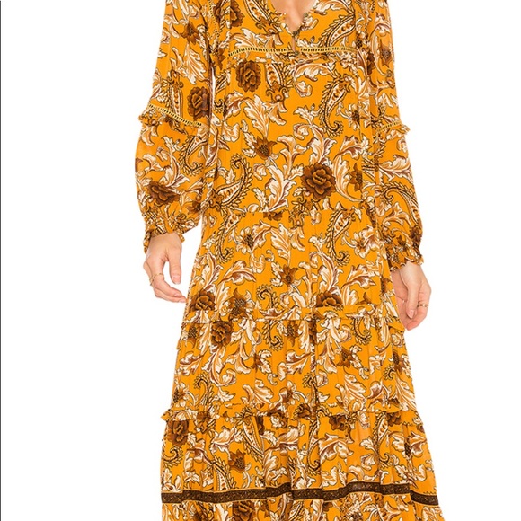 NWT Spell & Gypsy Etienne Maxi Dress Sienna XXS - Picture 2 of 7